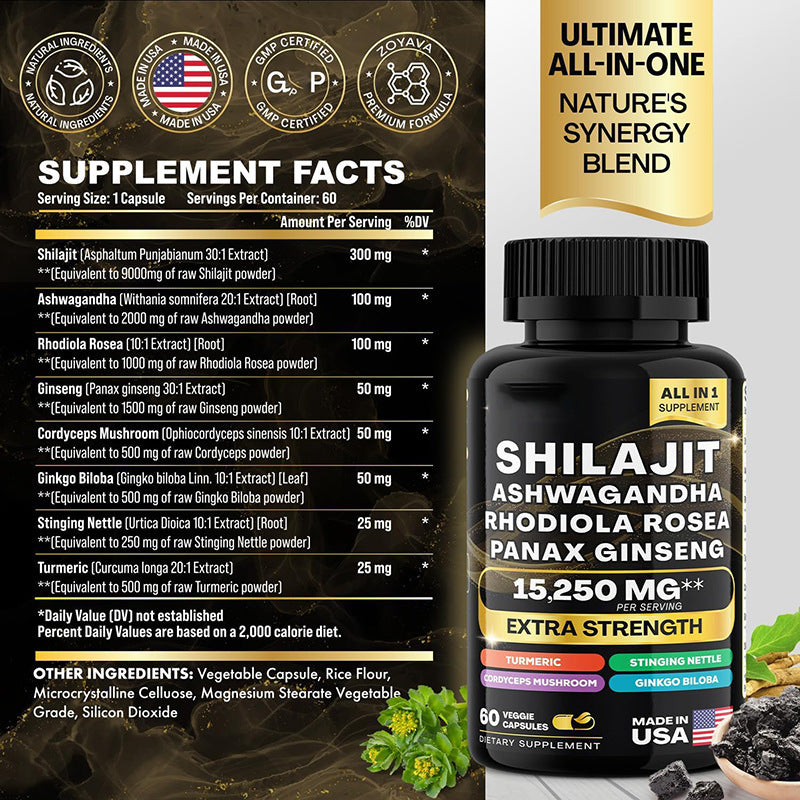 Zoyava 8in1 Vitamin ( Shilajit &Ashwagandha)