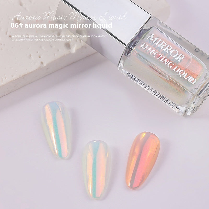 Nail Liquid Magic Mirror Effect Powder Moonlight Powder Aurora Powder Mirror Powder