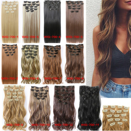 Variety Colored Clip ins ( Human Hair 22in(