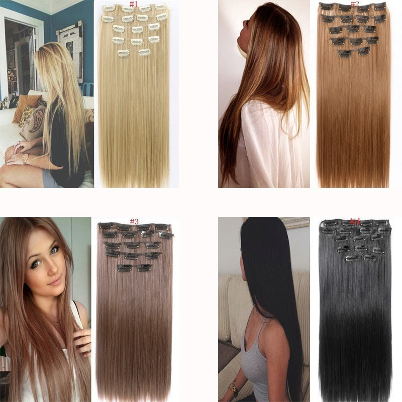 Variety Colored Clip ins ( Human Hair 22in(