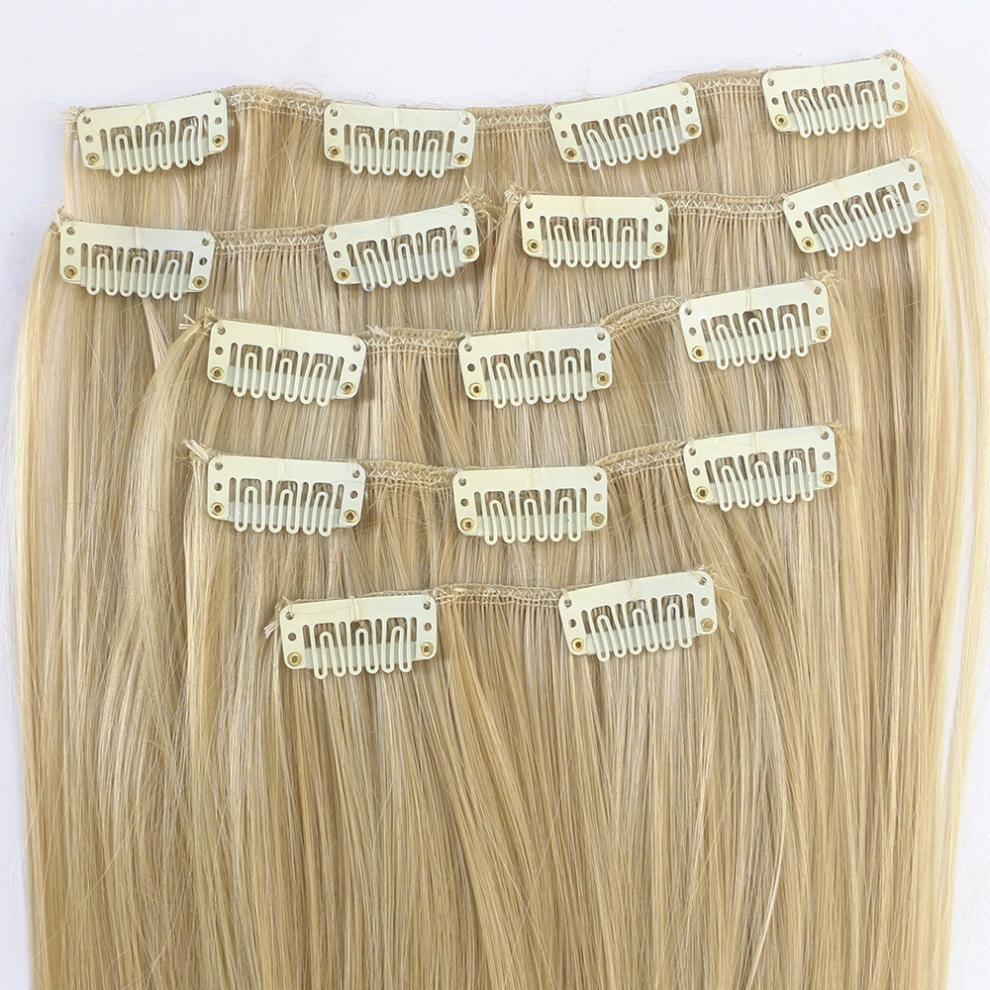 Variety Colored Clip ins ( Human Hair 22in(