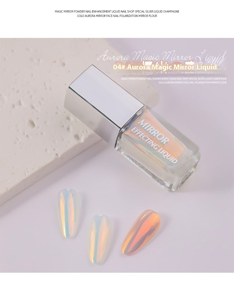 Nail Liquid Magic Mirror Effect Powder Moonlight Powder Aurora Powder Mirror Powder